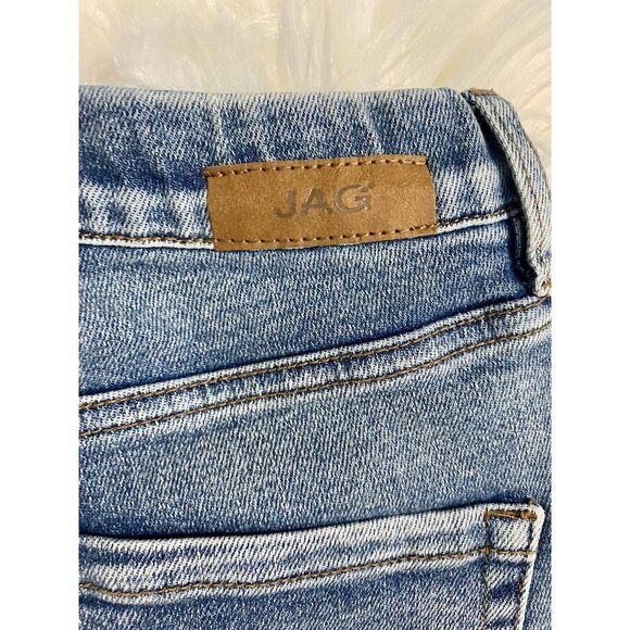 Jag Jeans Valentina High Rise Frayed Hem Denim Shorts Women's Size 0/25 NWT - Picture 10 of 13